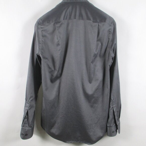 AWEARNESS KENNETH COLE GREY BUTTONDOWN SHIRT + TIE - Picture 3 of 16